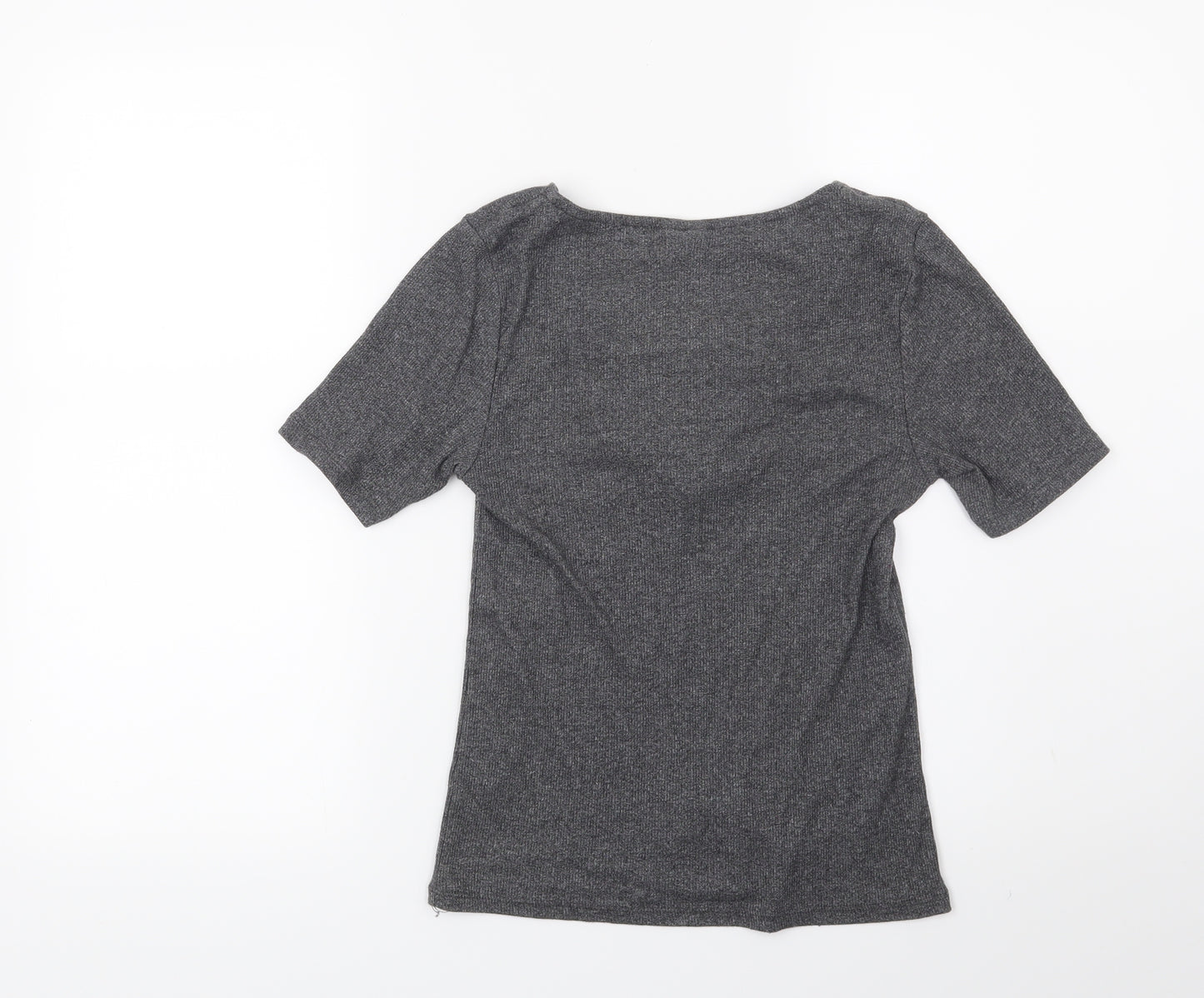 H&M Womens Grey   Basic T-Shirt Size S