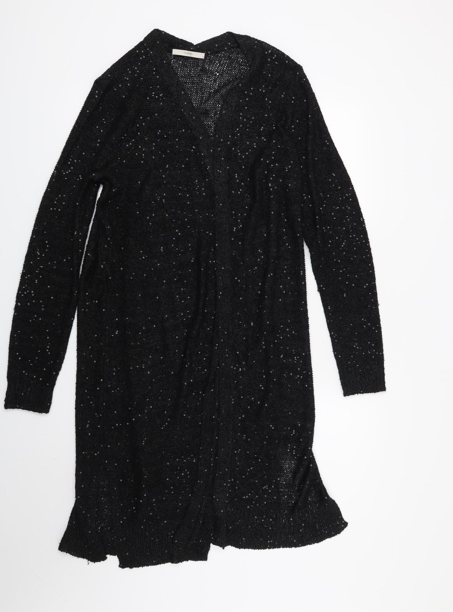 George Womens Black   Cardigan Jumper Size 16
