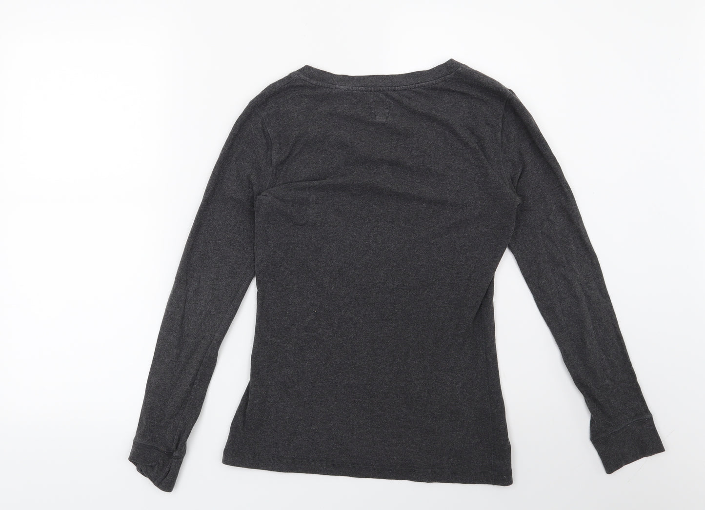 Jack Wills Womens Grey   Basic T-Shirt Size 8