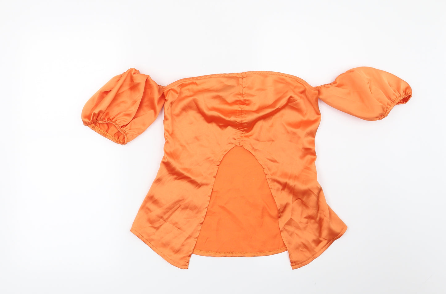 Pretty Little Thing Womens Orange   Basic Blouse Size 8