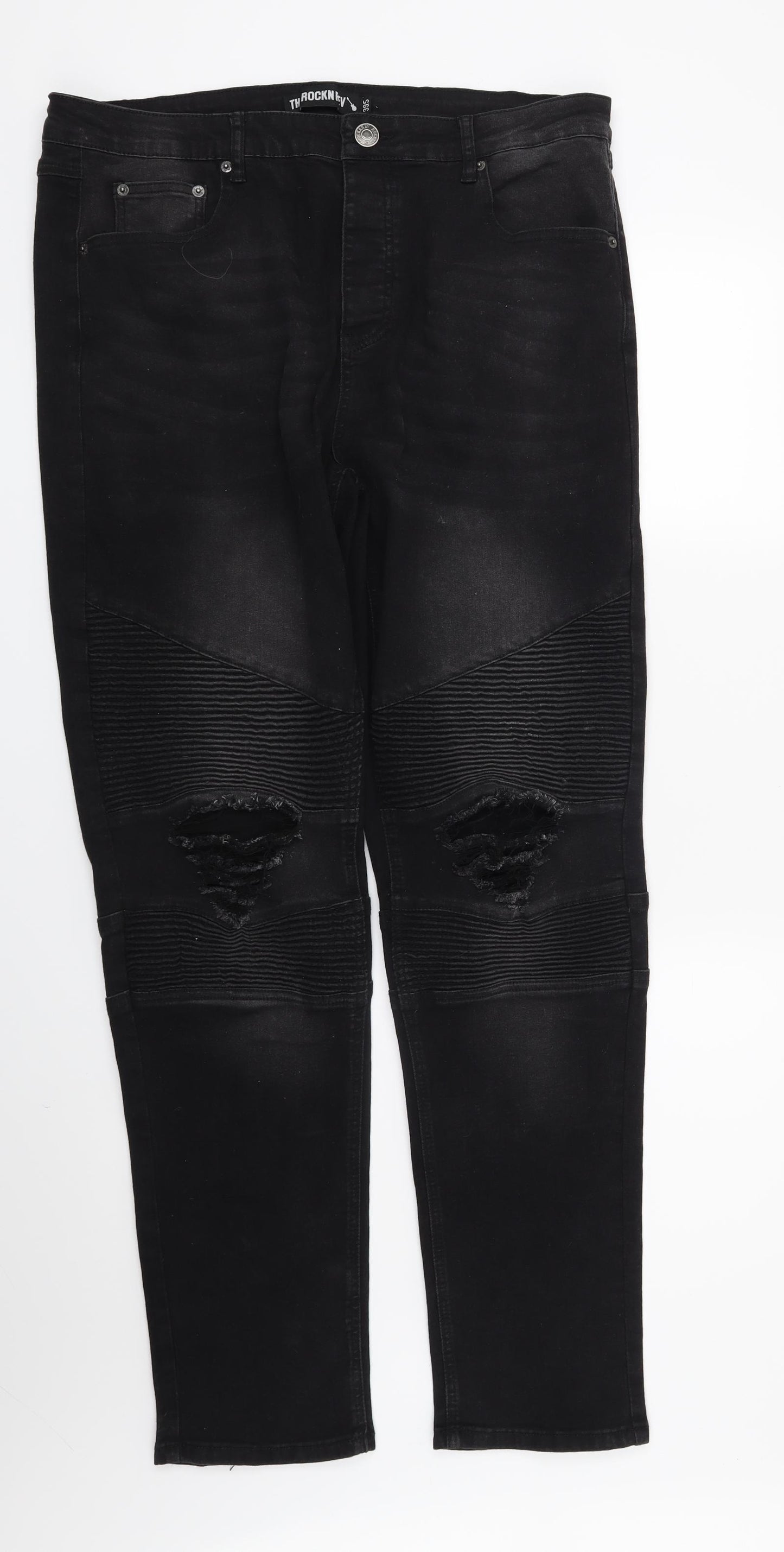 The Rockn Rev Mens Black   Skinny Jeans Size 39 in L31 in
