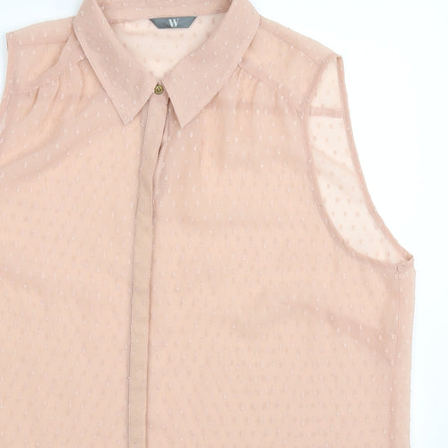 BHS Womens Beige   Basic Button-Up Size 20