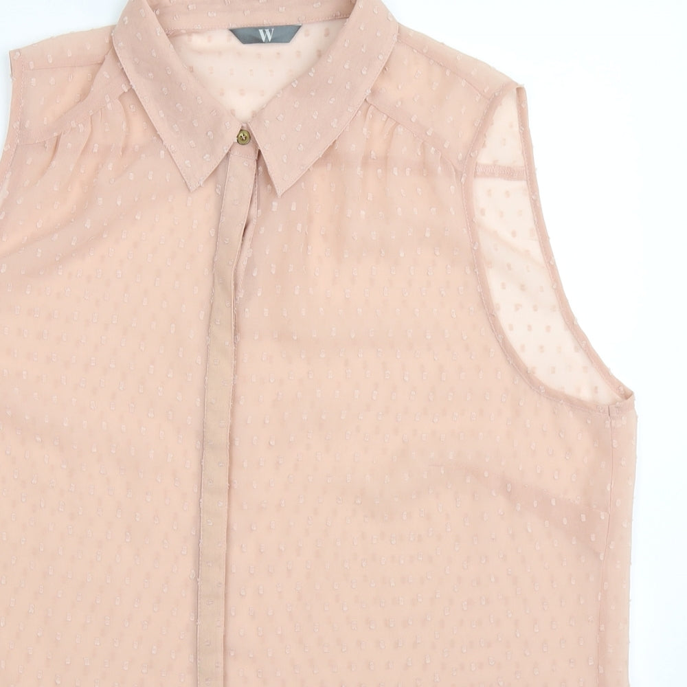 BHS Womens Beige   Basic Button-Up Size 20