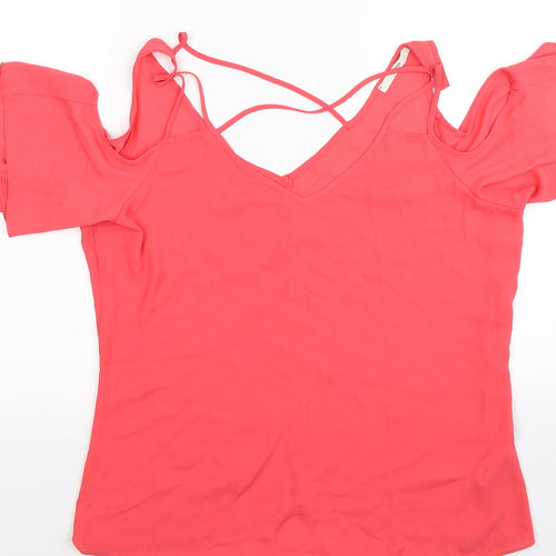 George Womens Pink   Basic Blouse Size 14