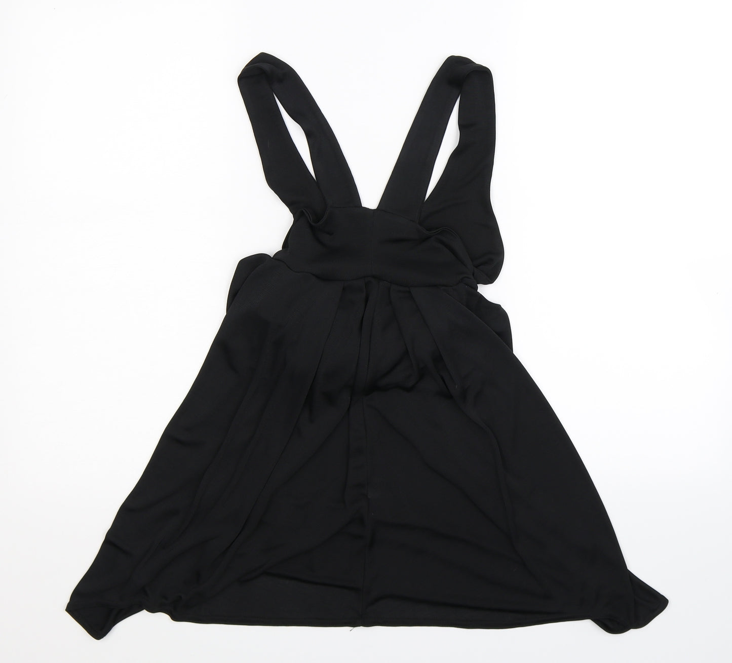 Aqua Womens Black   Basic Blouse Size S