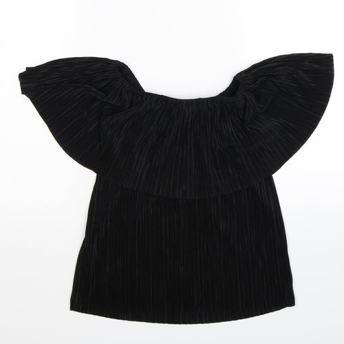 Primark Womens Black   Basic T-Shirt Size 4
