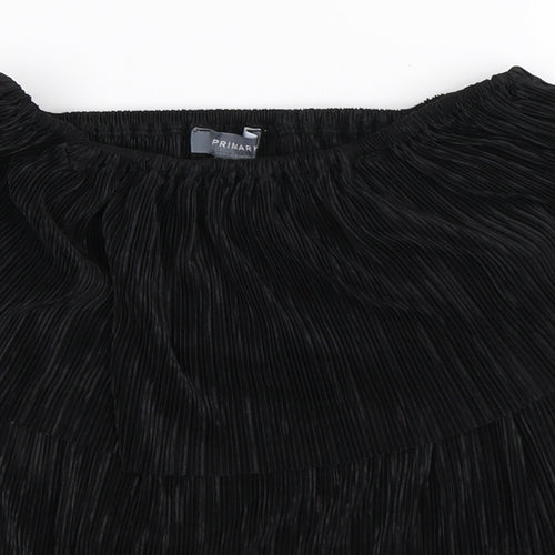 Primark Womens Black   Basic T-Shirt Size 4