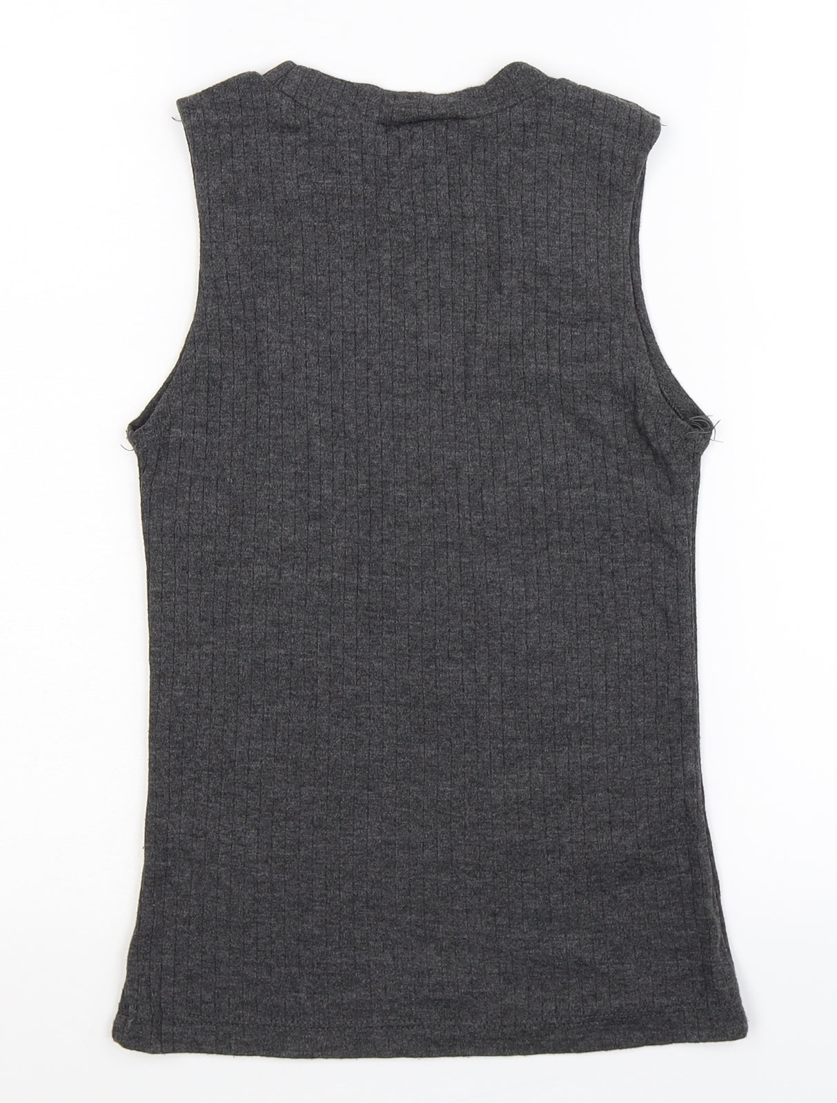 Koopoi Womens Grey   Basic Tank Size 8