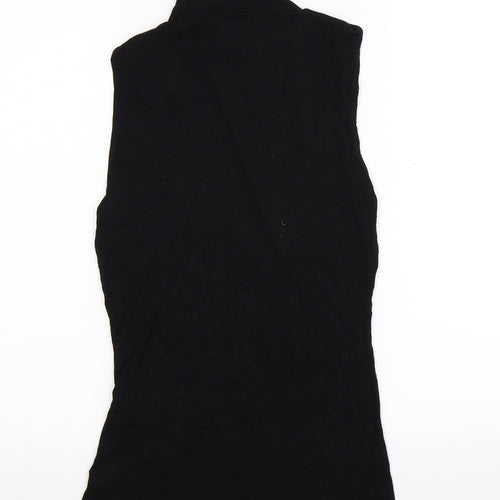 Zenana Womens Black   Basic T-Shirt Size S