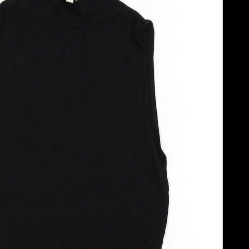Zenana Womens Black   Basic T-Shirt Size S