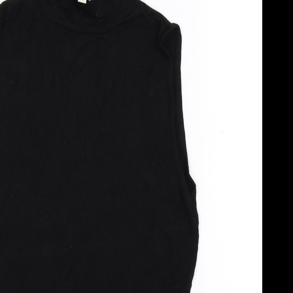 Zenana Womens Black   Basic T-Shirt Size S