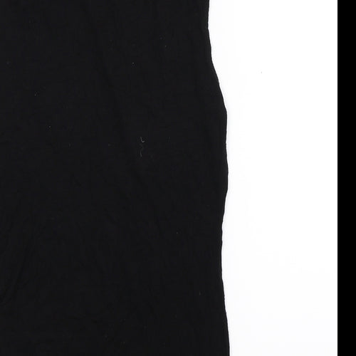 Zenana Womens Black   Basic T-Shirt Size S