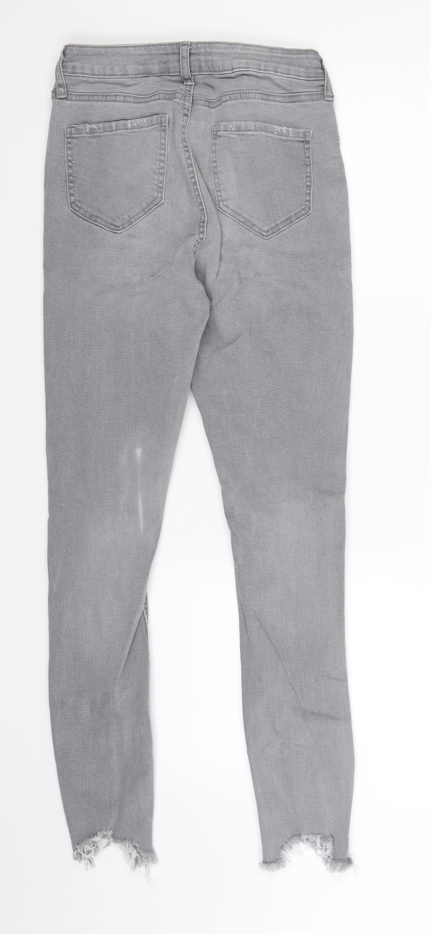 Denim Co Womens Grey  Denim Jegging Jeans Size 8 L27 in