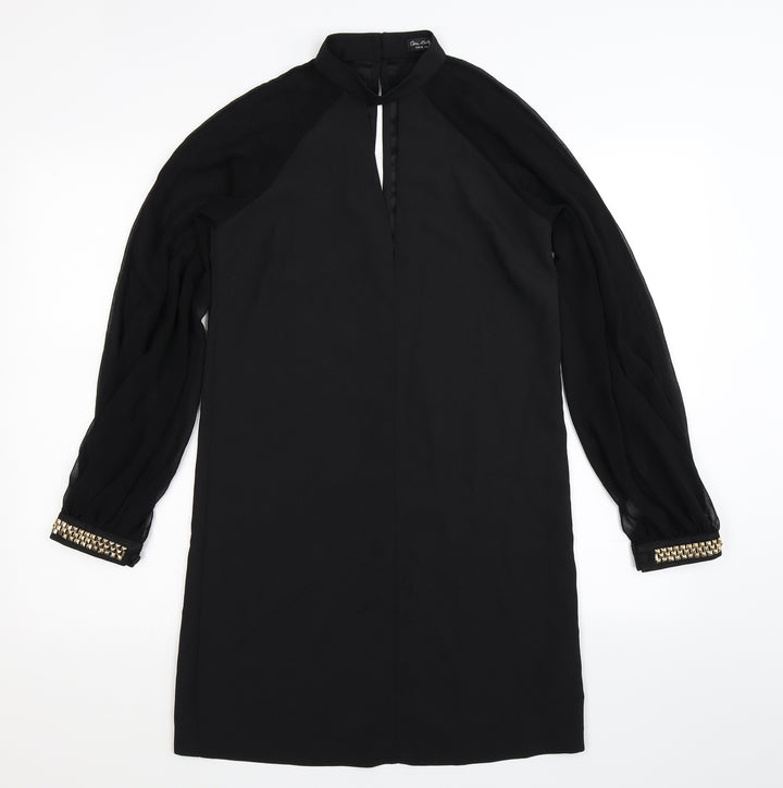 Miss Selfridge Womens Black Mini Size 10