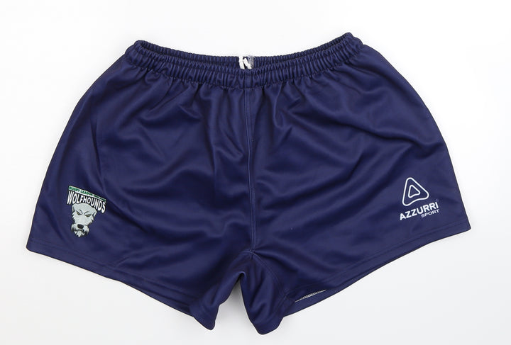 Azzurri Womens Blue   Athletic Shorts Size XL