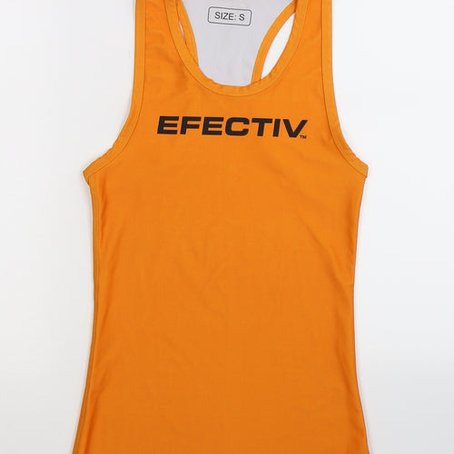Efectiv Womens Orange   Jersey Tank Size S