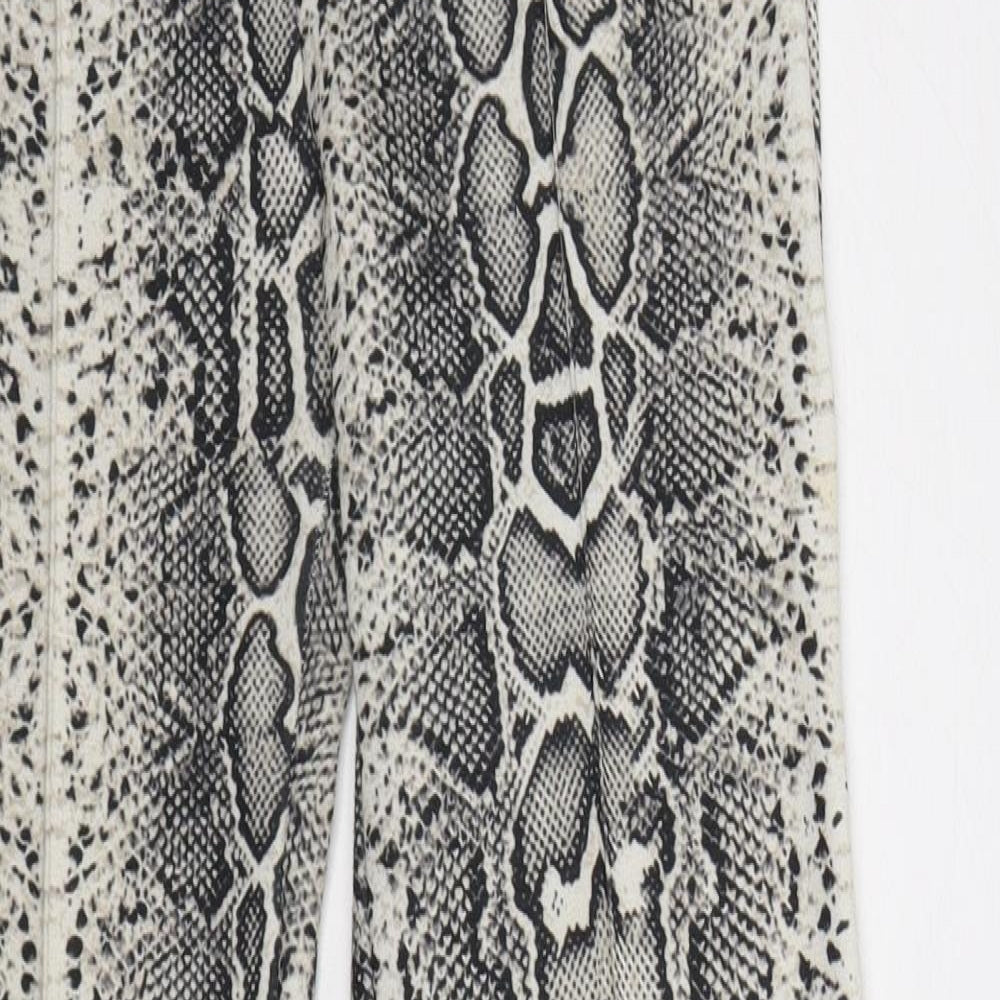 Bershka Womens Multicoloured Animal Print  Trousers  Size M L32 in