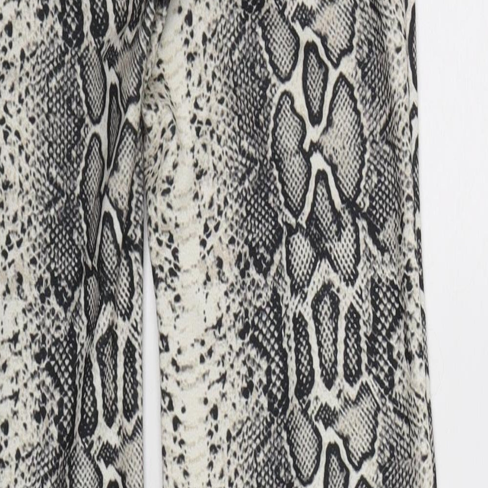 Bershka Womens Multicoloured Animal Print  Trousers  Size M L32 in