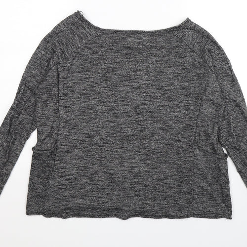 Zara Womens Grey  Knit Pullover Jumper Size S