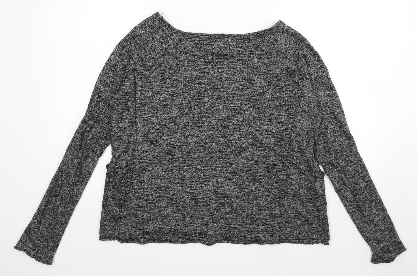 Zara Womens Grey  Knit Pullover Jumper Size S