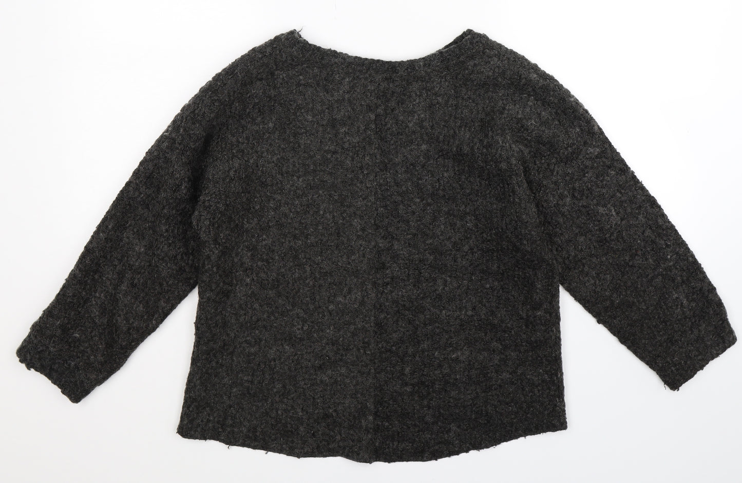 Topshop Womens Black  Knit Pullover Jumper Size 8