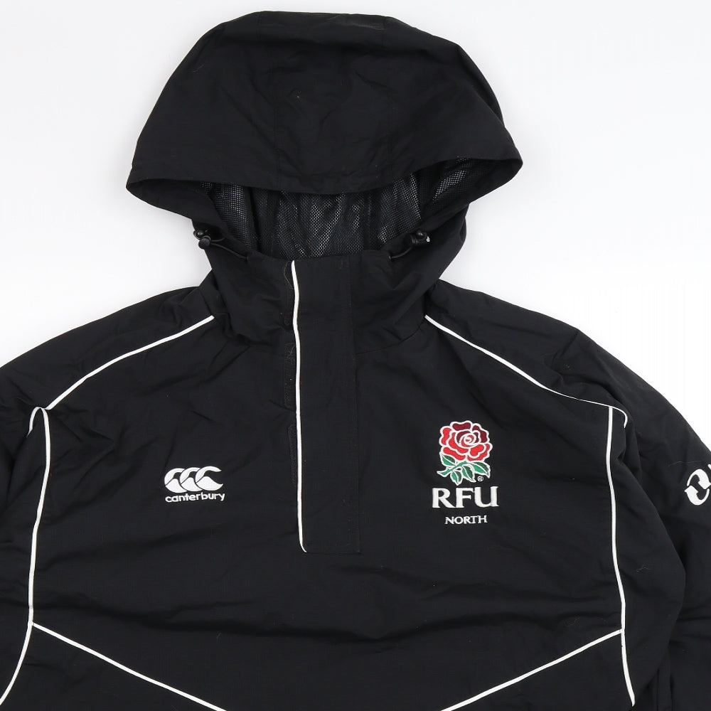 Canterbury Mens Black   Jacket Coat Size L