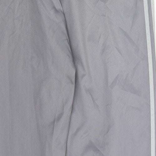 adidas Mens Grey Striped  Track Pants Trousers Size XL L33 in
