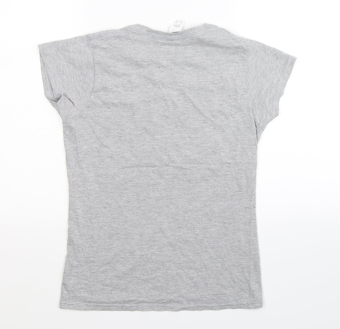 Gildan Womens Grey   Basic T-Shirt Size S