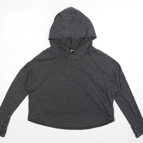 Daisy Street Womens Grey   Pullover Hoodie Size M