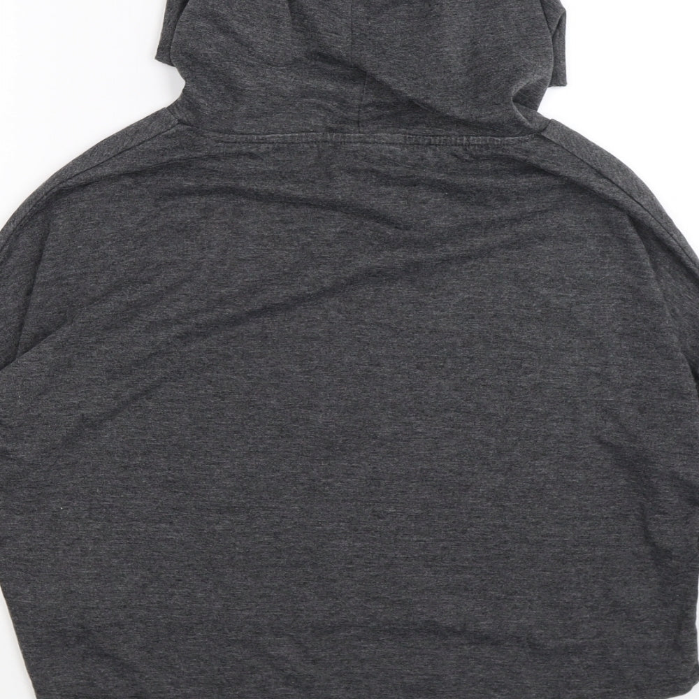 Daisy Street Womens Grey   Pullover Hoodie Size M