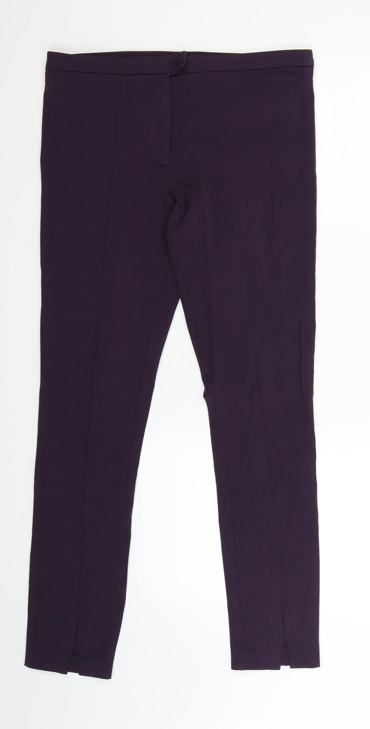 Topshop Womens Purple Trousers Size 10 L27 in