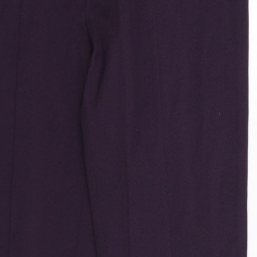 Topshop Womens Purple   Trousers  Size 10 L27 in