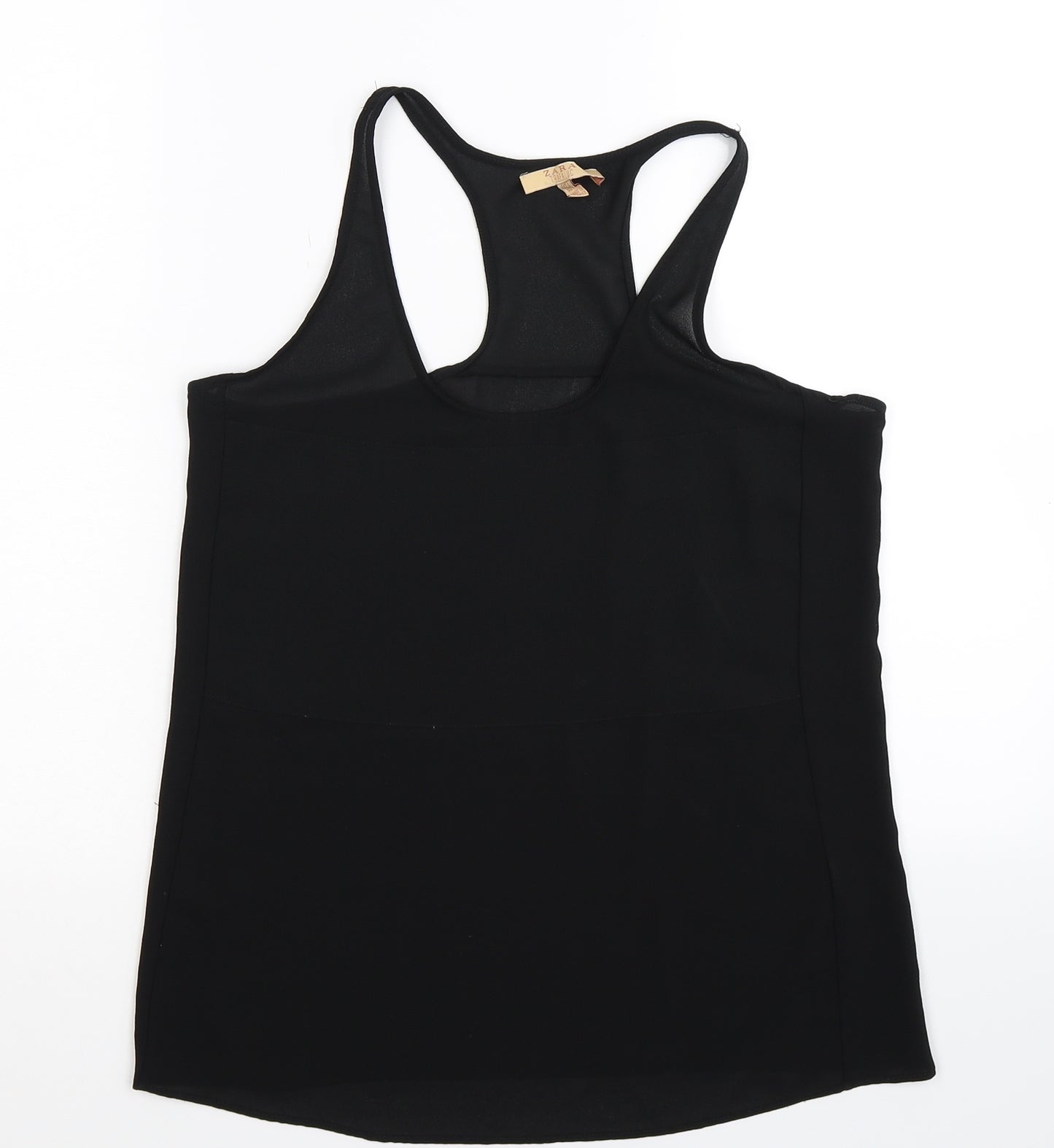 Zara Womens Black   Basic Tank Size S