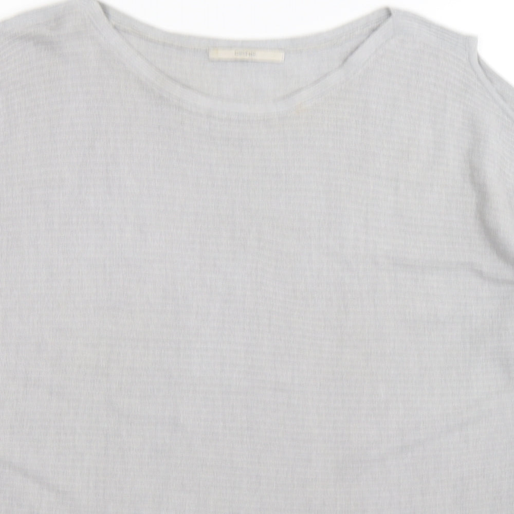 George Womens Grey  Knit Pullover Jumper Size 14  - Oversized
