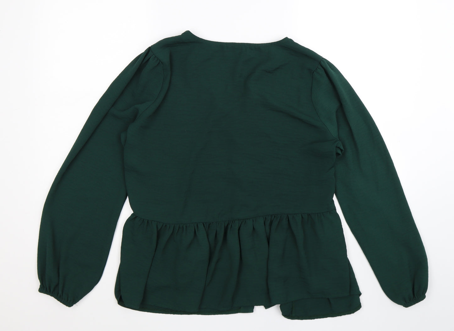 Papaya Womens Green   Basic Button-Up Size 14