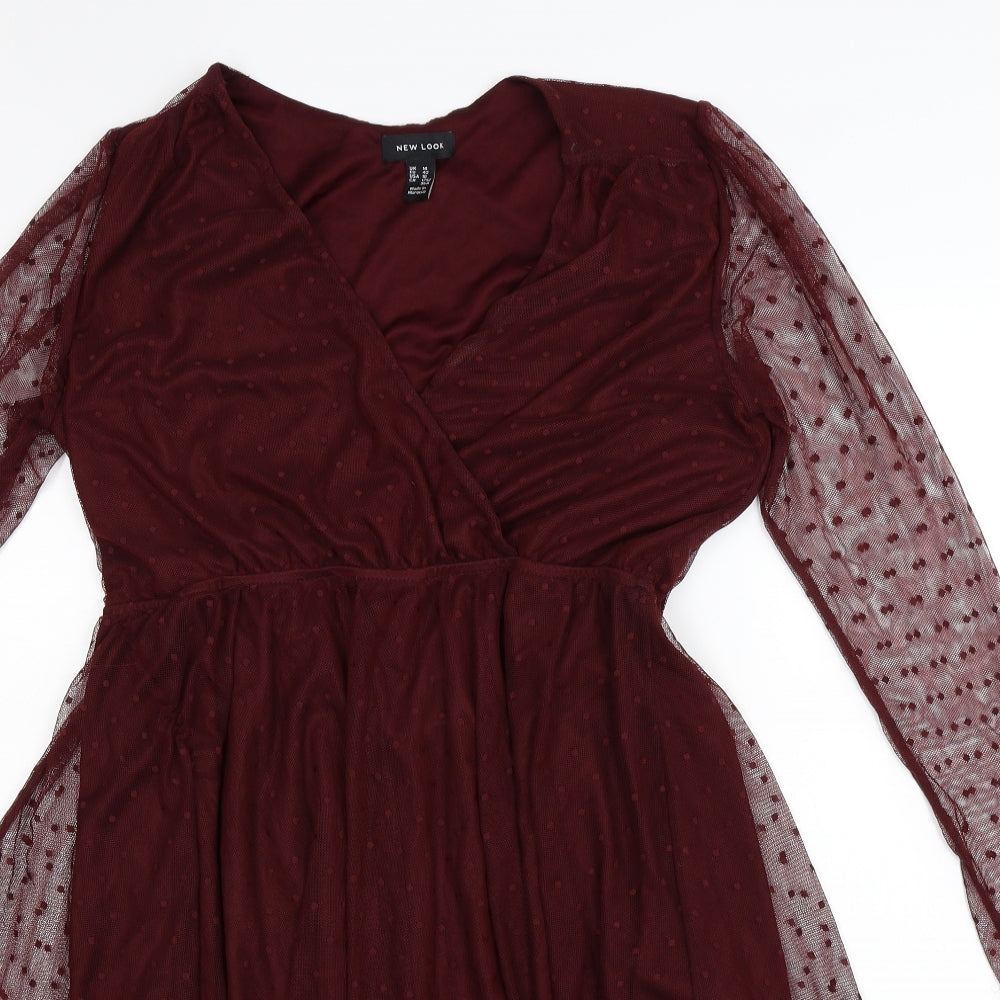 New Look Womens Brown   Mini  Size 14