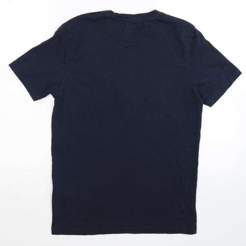 JACK & JONES Mens Blue    T-Shirt Size S