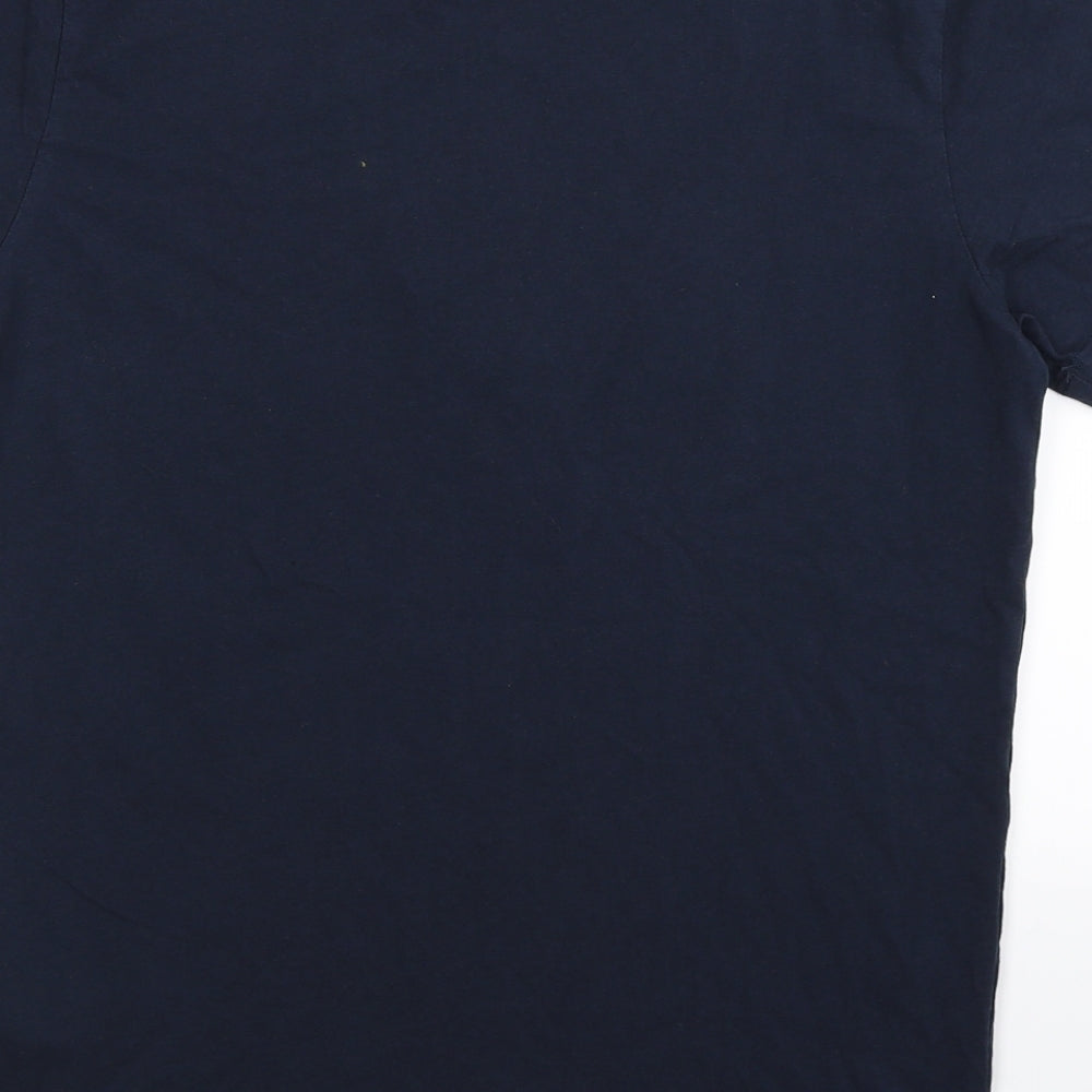 JACK & JONES Mens Blue    T-Shirt Size S