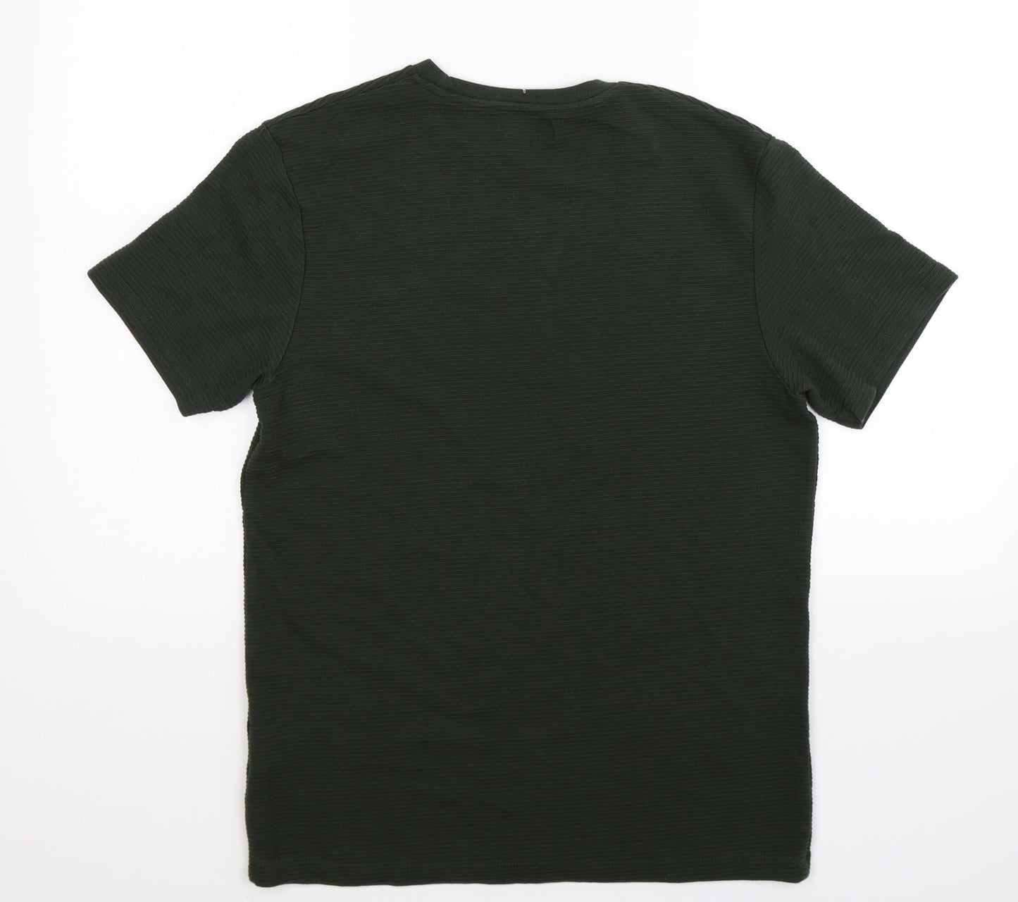 Topman Mens Green    T-Shirt Size S