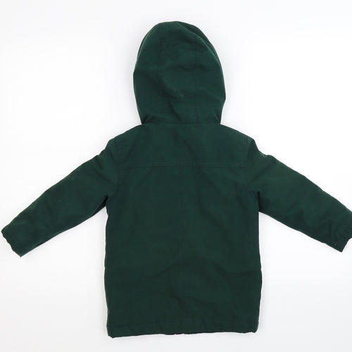 NEXT Boys Green   Parka Coat Size 4 Years