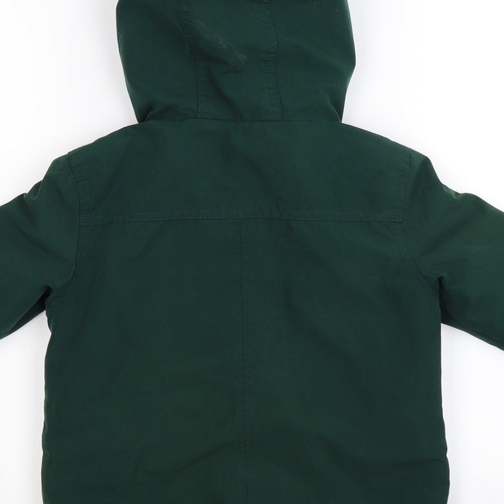NEXT Boys Green   Parka Coat Size 4 Years
