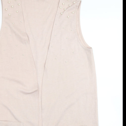 Max Womens Beige   Cardigan Jumper Size 18