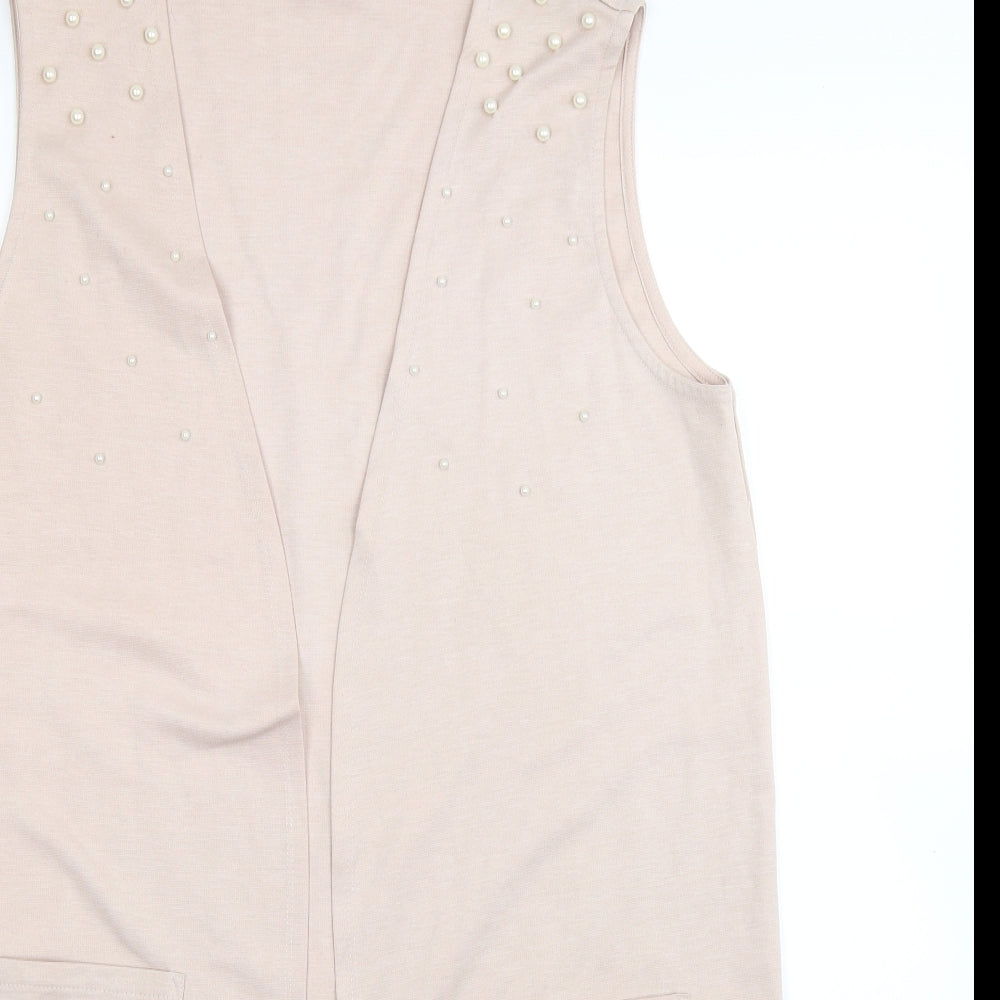 Max Womens Beige   Cardigan Jumper Size 18