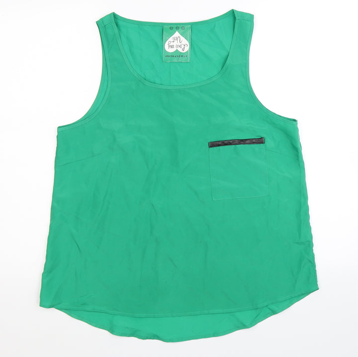 Atmosphere Womens Green   Basic T-Shirt Size 16