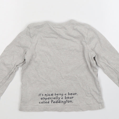 George Boys Grey   Pullover T-Shirt Size 12-18 Months  - Paddington