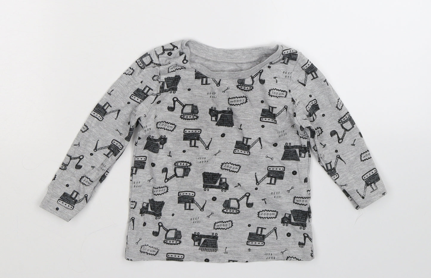 George Baby Grey   Basic T-Shirt Size 18-24 Months