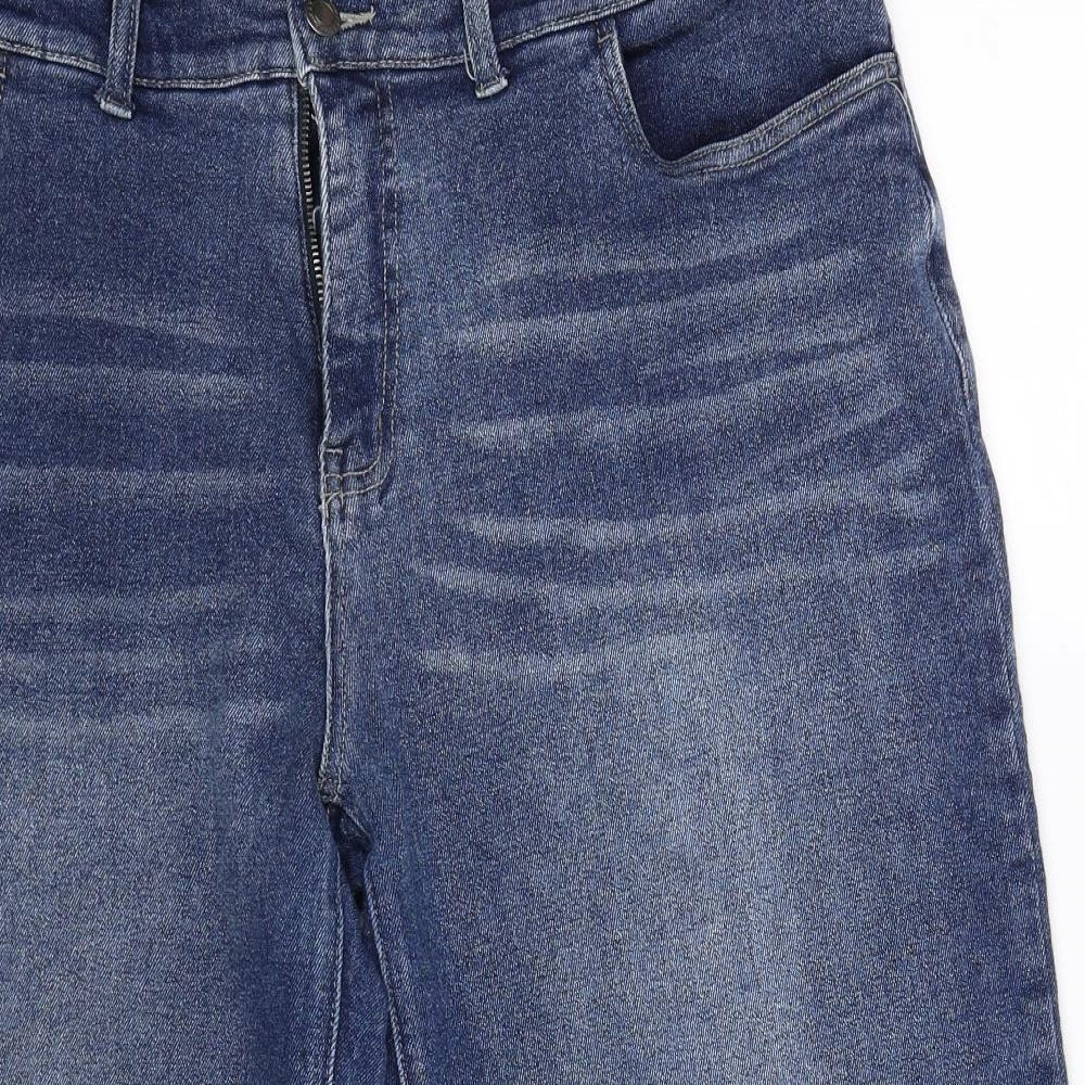 John Baner Womens Blue  Denim Cropped Jeans Size 22 L21 in