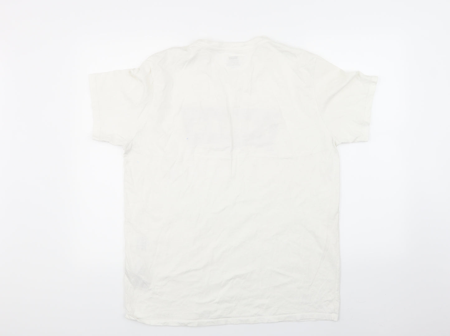 levis Mens White    T-Shirt Size L