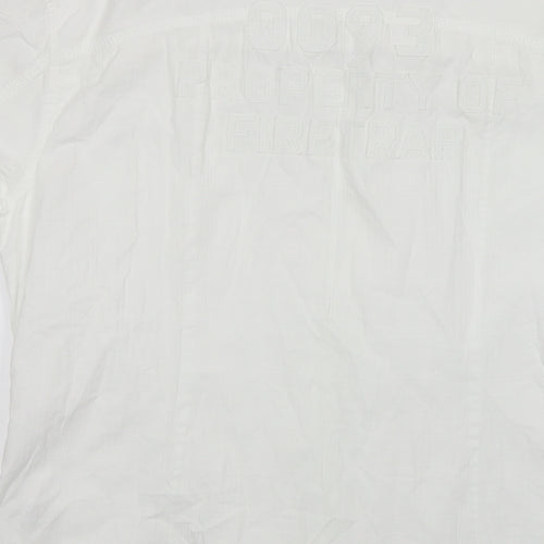 Firetrap Mens White    Button-Up Size XL