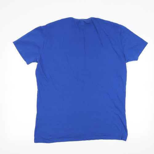 Replay Mens Blue    T-Shirt Size XL